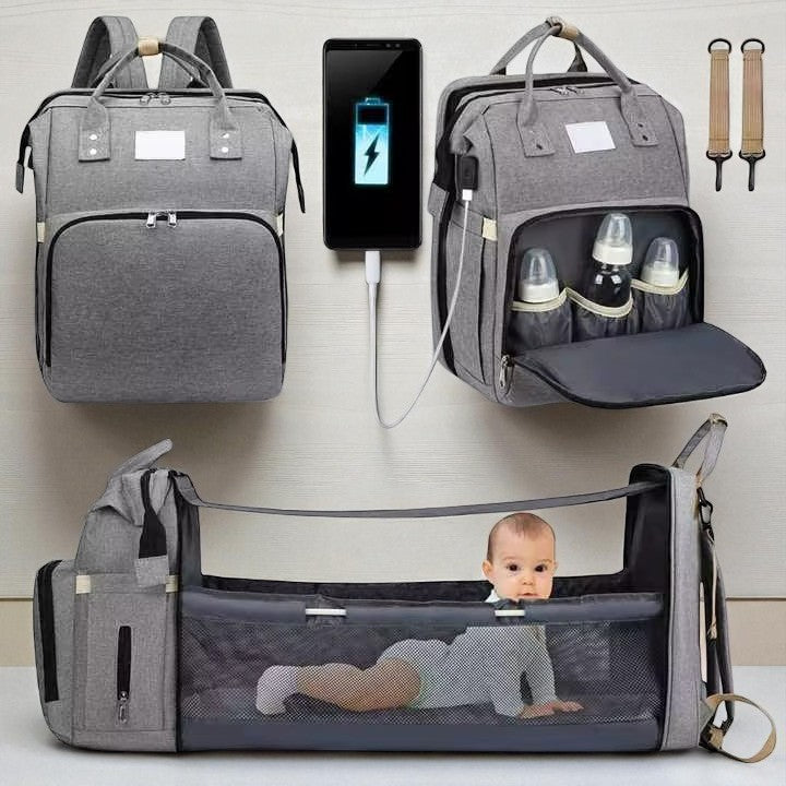 sac à dos langer avec lit integré
